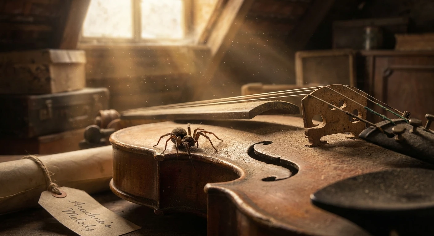violinspinne biss